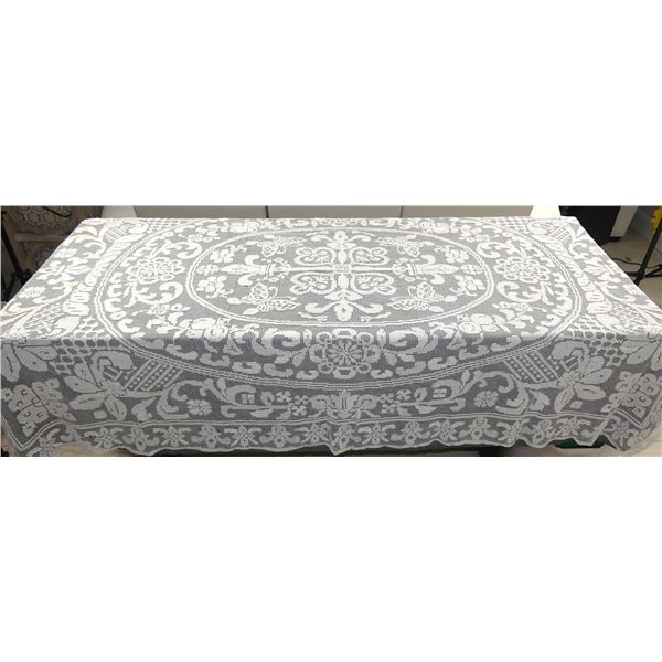 Vintage Bobbin Lace Dinning Tablecloth
