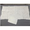 Image 9 : Lot of Vintage Linens, Teacloth, Napkins, Fringed Towel & Crochet