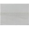 Image 5 : Vintage Linen Embroidered Monogram Flat Sheet