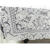 Image 2 : Vintage Embroidered Lace & Net Dinning Tablecloth