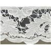 Image 9 : Vintage Embroidered Lace & Net Dinning Tablecloth