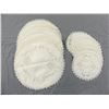 Image 2 : Lot of 12 Large Mixed Lace Plate Doilies, & 10 Small