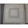 Image 2 : Vintage Fine Crochet Linen & Pulled Thread Pillow Topper/Doilies