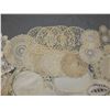 Image 4 : Lot of 46 Various Lace & Linen Coaster/Doilies, Some Sets