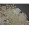 Image 7 : Lot of 46 Various Lace & Linen Coaster/Doilies, Some Sets