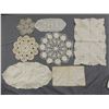 Image 12 : Large Lot of Various Doilies, Linen, Crochet, & Embroidered