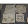 Image 9 : Large Lot of Various Doilies, Linen, Crochet, & Embroidered