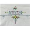 Image 6 : Vintage Cross Stitch Embroidered Tablecloth & 12 Matching Napkins