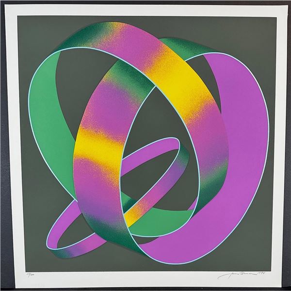 Jack Brusca (American 1939-1993) Silkscreen Whisper Theme, signed