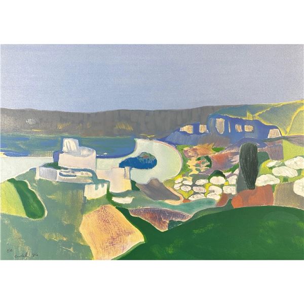 Endel Lithograph Untitled signed