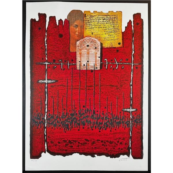 Moshe Castel (Israeli 1909-1991) Lithograph Above Jerusalem signed