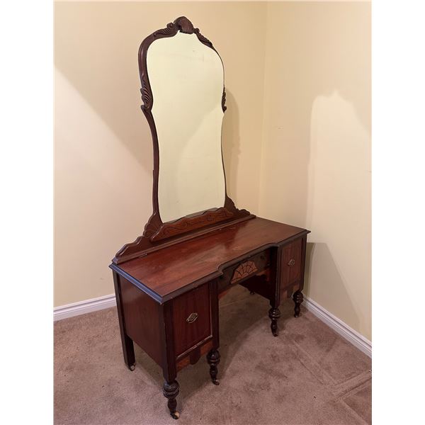 Antique dresser and mirror 44" x 18"