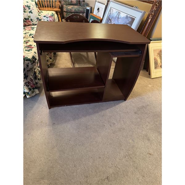 desk measures 36" x 19 1/2" x  28 1/2 inches tall