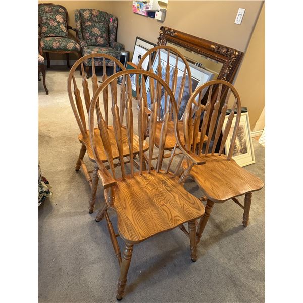 Roxton 4 chairs 2 have arms
