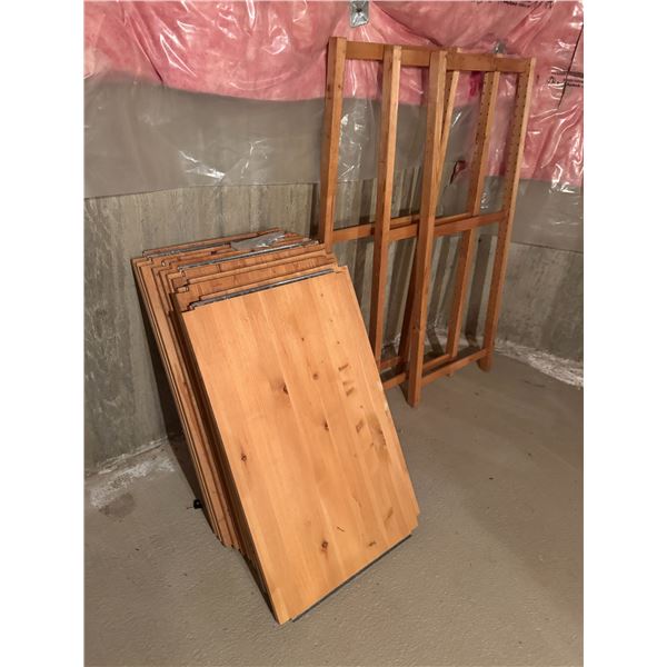 Wood shelf needs assembly