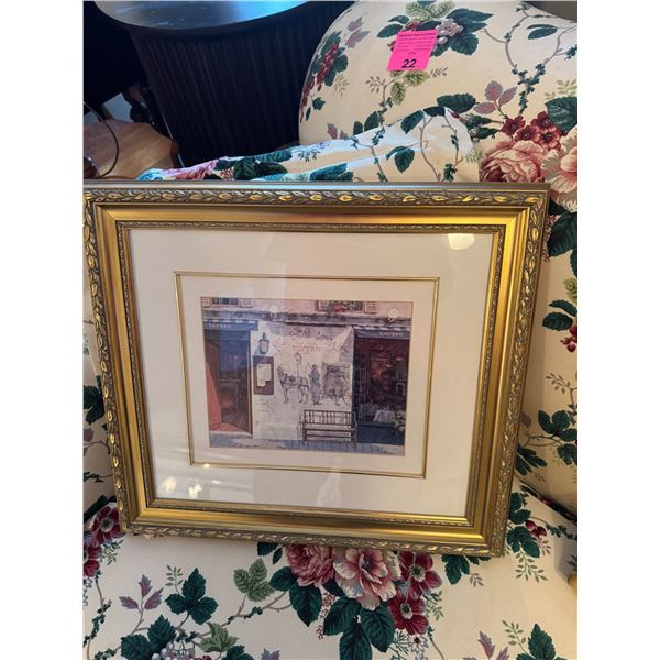 Tavern wall hanging 19 1/2" x 17 1/2"