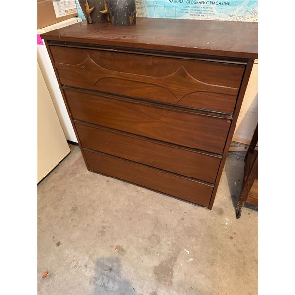 Dresser measures 34" x 18" x 33 1/2" tall