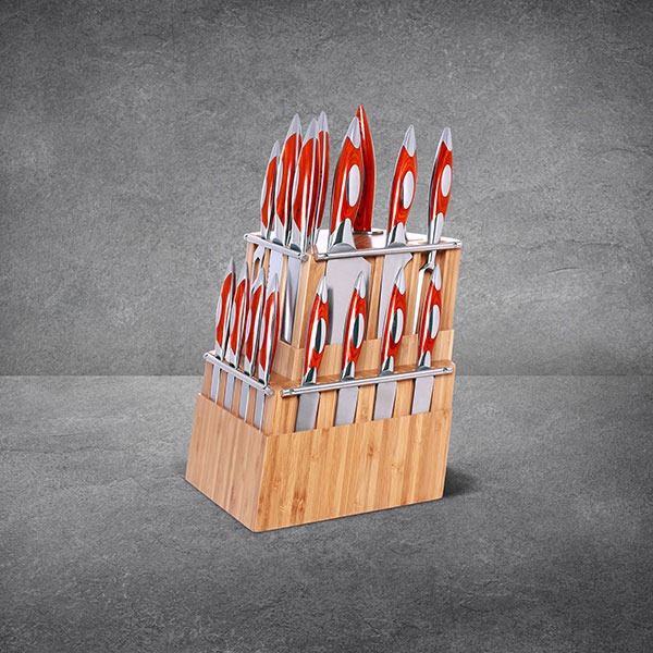 Flint & Flame 20-Piece Classic Series Knife Block Set