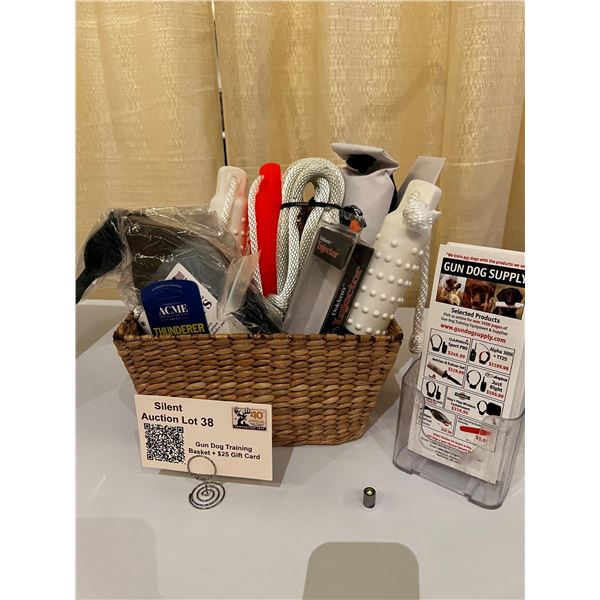 Gun Dog Training Basket + $25 Gift Card