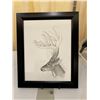 Image 3 : Framed Hand-Drawn Wildlife Art by Larry Weishuhn