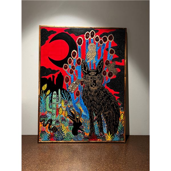 Custom-Framed Desert Landscape by Kate Benton