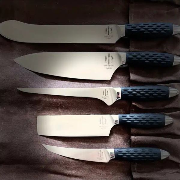 Flint & Flame “Farming the Wild” Huntsman Knife Set by Mike Robinson