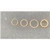 Image 2 : THREE 14K LADIES WEDDING RINGS & 8K LADIES WEDDING RING (11.1G TOTAL)