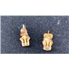 Image 2 : PAIR 14K EARRINGS SET WITH DIAMONDS (J-K, 2.3G)