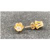 Image 1 : PAIR 14K EARRINGS SET WITH DIAMONDS (0.2CT, 1.8G)