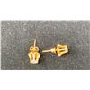 Image 2 : PAIR 14K EARRINGS SET WITH DIAMONDS (0.2CT, 1.8G)