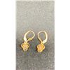 Image 2 : TWO PAIRS 14K EARRINGS SET WITH OPALS AND SAPPHIRES (3.5G)