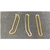 Image 1 : THREE 10K BRACELETS (7", 7.5G)