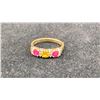 Image 1 : 14K LADIES RING SET WITH RUBIES AND DIAMONDS (CENTER .23CT, 2.8G)