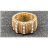 Image 1 : 14K LADIES RING SET WITH DIAMONDS (0.06CT EACH, 15G TOTAL)
