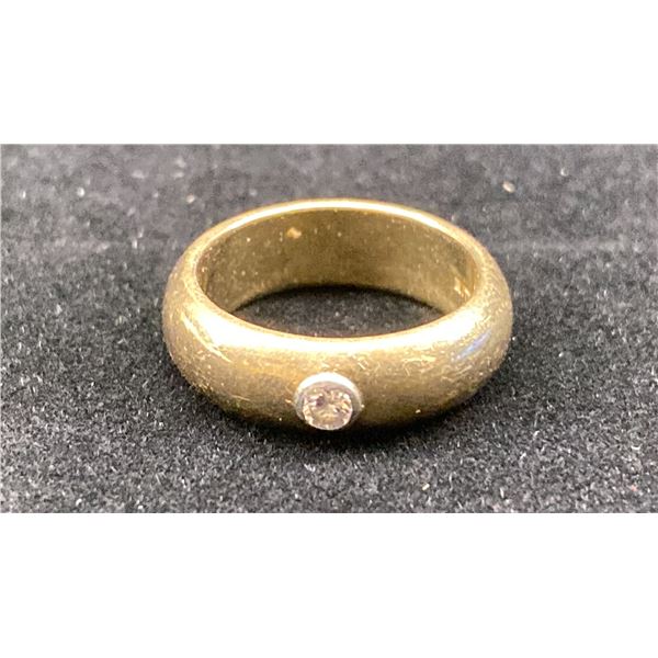 14K LADIES RING SET WITH DIAMOND (0.12CT, 11G TOTAL)