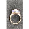 Image 3 : 14K LADIES RING SET WITH OPAL AND SAPPHIRES (2.9G)