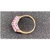 Image 3 : 10K LADIES RING SET WITH RUBIES AND DIAMONDS (1.9G)