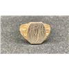 Image 1 : 10K MENS SIGNET RING (4.1G)