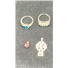 Image 2 : MISC JEWELRY (11.4G SILVER CONTENT)