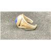 Image 2 : SILVER MENS SCHOOL RING SET WITH BLUR STONE (8.2G)