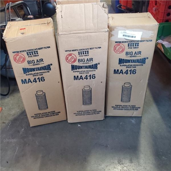 3 NEW MOUNTAINAIR FILTER MA416