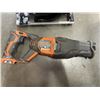 Image 2 : CORDLESS RIDGID CIRCULAR SAW AND RECIP SAW, ONE BATTERY, NO CHARGER