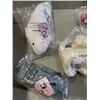 Image 3 : 5 ASSORTED PLUSH ANIMALS,POODLE, CHICKEN, BELUGA AND MORE