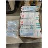 Image 1 : 750 NEW PACKAGES OF DISPOSABLE FACE MASKS,. 75 PACKS OF 10