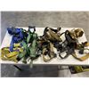 Image 1 : CRATE WITH SAFETY HARNESSES, 5 TOTAL