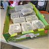 Image 1 : NEW EXTERIOR SCREWS, 2-1/2' 8, 19 TUBS OF 100, AND 2 TUBS OF 1-5/8" #8 EXTERIOR SCREWS, 500 PER TUB