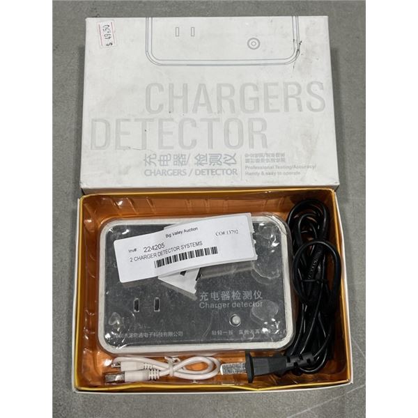 2 CHARGER DETECTOR SYSTEMS