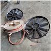 Image 2 : HOSE REEL, ASSORTED TOOLS, RAD FANS AND MORE