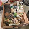 Image 1 : TRAY OF ASSORTED GRINDING DISC, SHOP FLUIDS ETC