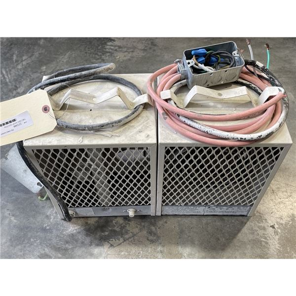 TWO 220V SHOP HEATERS